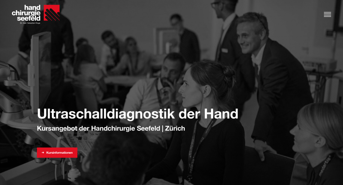 Fortbildungskurs, Hotel Marriott Zürich, Ultraschalldiagnostik Hand, Sonografie, Handchirurgie Seefeld, Sebastian Kluge